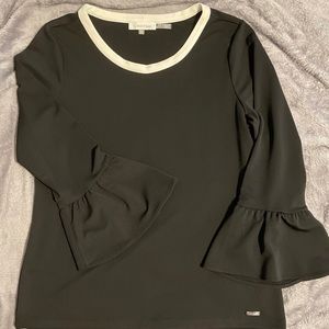 Calvin Klein Bell Sleeve 3/4 Top